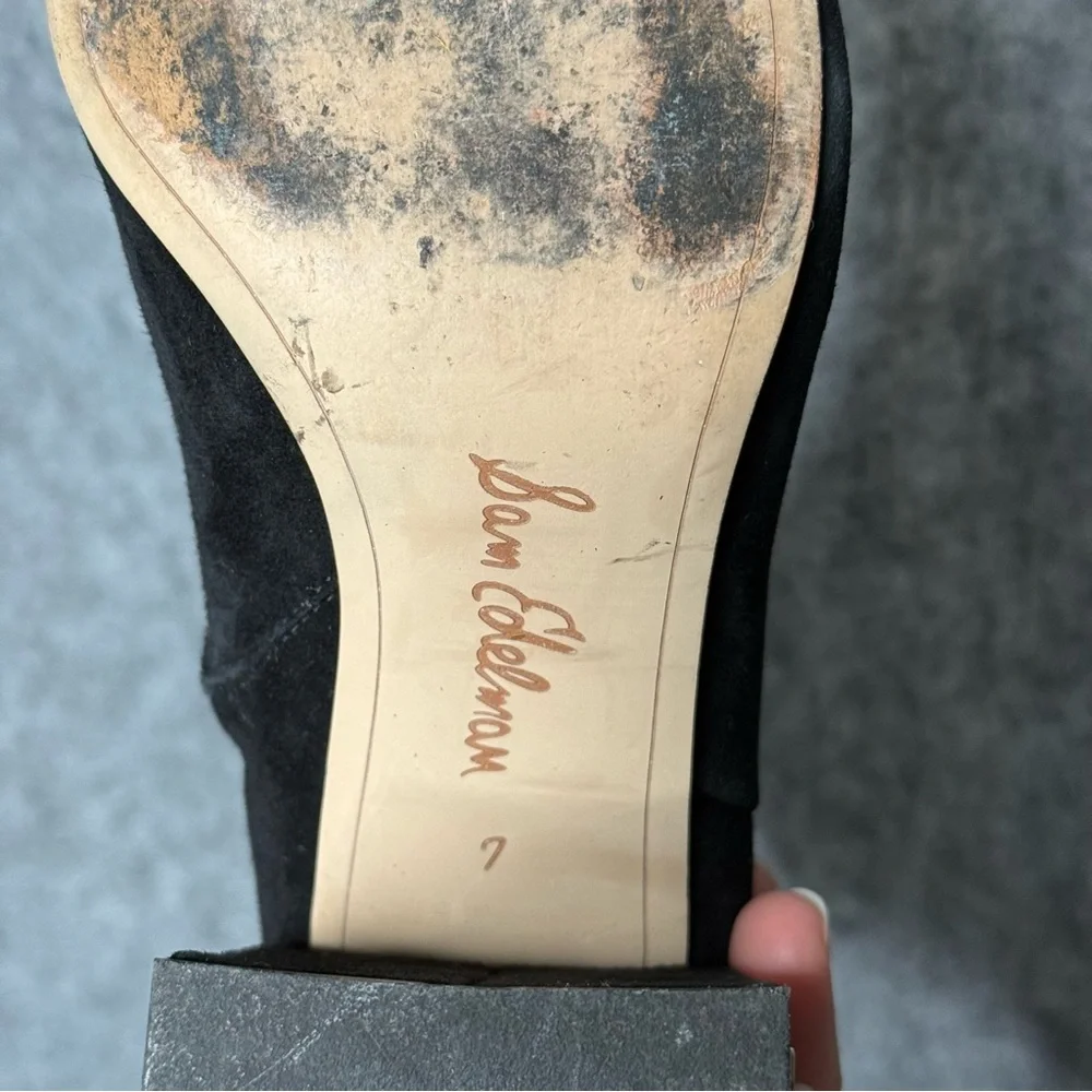 Sam Edelman‎ Black Suede Daruby Bootie- Sz 7M